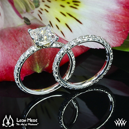 'Lotus Princess' Diamond Engagement Ring by Leon Mege