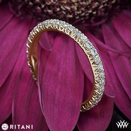 Ritani S35-8 Stack Full Eternity Diamond Right Hand Ring