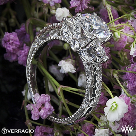 Verragio Venetian Centro AFN-5023R-1 Three Stone Engagement Ring