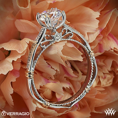 Verragio Parisian D-101S Shared-Prong Split Claw Diamond Engagement Ring