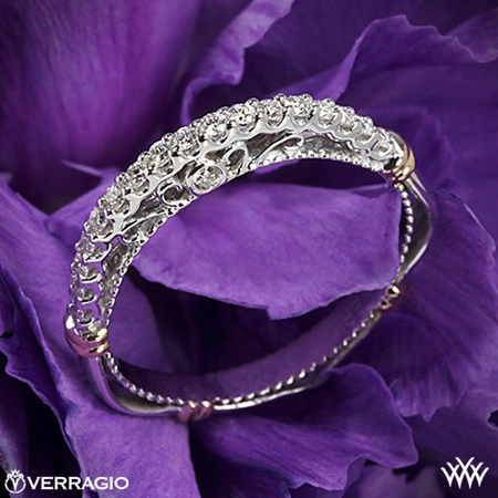 Verragio D-103SW Arched Shared-Prong Diamond Wedding Ring