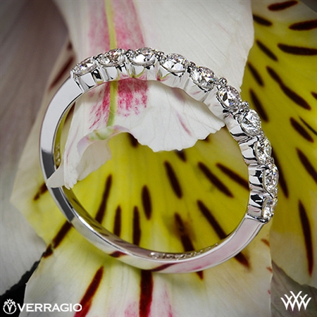 Verragio ENG-0410SW Shared-Prong Diamond Wedding Ring