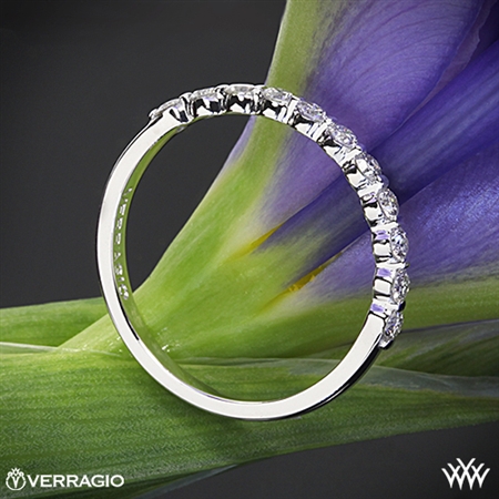 Verragio INS-7034W Single Prong Diamond Wedding Ring