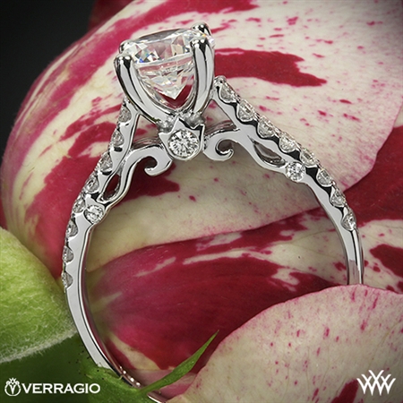 Verragio INS-7035 Dual Row Shared-Prong Diamond Engagement Ring