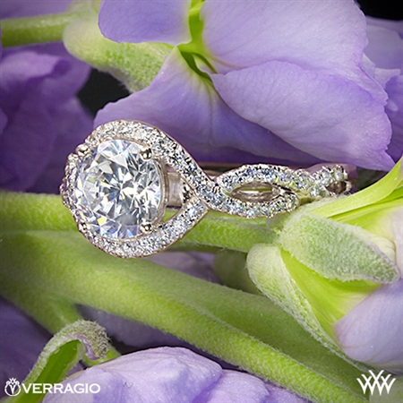 Verragio INS-7040R Twisted Bypass Diamond Engagement Ring