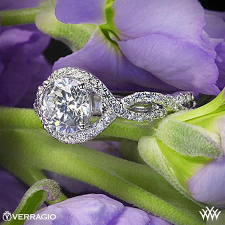 Verragio INS-7040R Twisted Bypass Diamond Engagement Ring