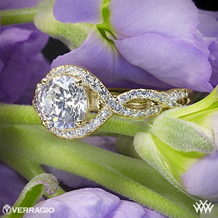 Verragio INS-7040R Twisted Bypass Diamond Engagement Ring