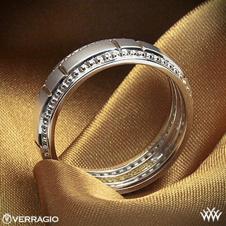 Verragio MV-7005 Beaded Dual Chamber Wedding Ring