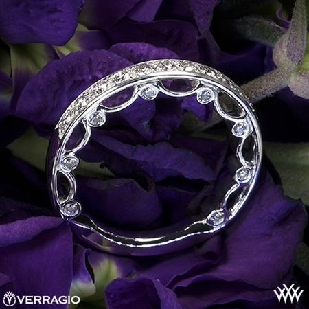 Verragio PAR-3042W Pave Diamond Wedding Ring