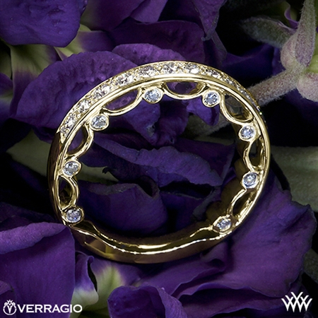 Verragio PAR-3042W Pave Diamond Wedding Ring
