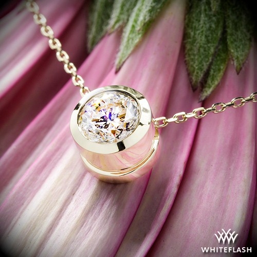 0.5 Carat Diamond Pendant Love Knot Necklace 18K Gold - Beautiful Gems and  Jewellery