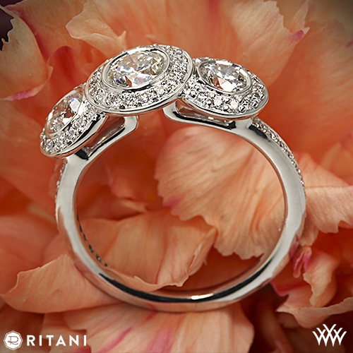 Ritani Endless Love Stone Engagement Ring 2177