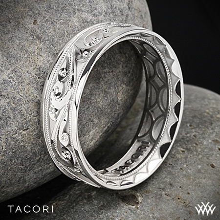 Tacori 104 Sculpted Crescent Eternity Wedding Ring