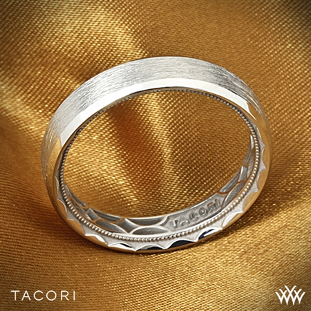 Tacori 107-5B Sculpted Crescent 3 Sided Brushed Eternity Wedding Ring