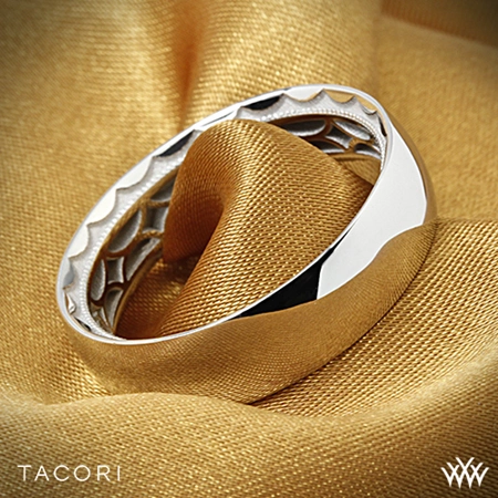 Tacori 111-6 Sculpted Crescent Rounded Eternity Wedding Ring