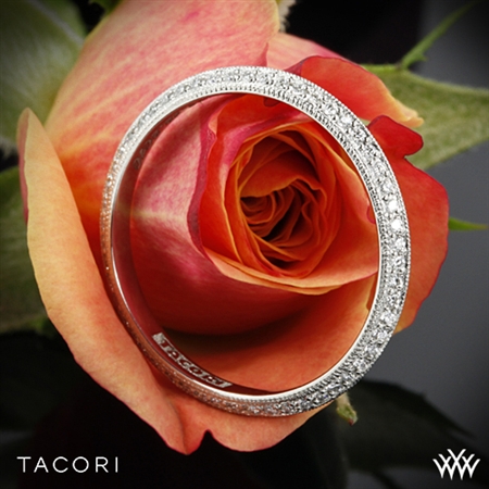 Tacori 2520ET Simply Tacori Knife-Edge Pave Diamond Wedding Ring
