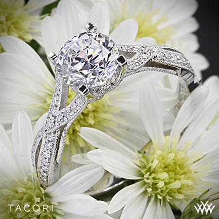 Tacori 2565SM Ribbon Diamond Engagement Ring