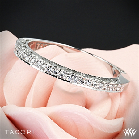 Tacori 2616B Classic Crescent Pave Diamond Wedding Ring