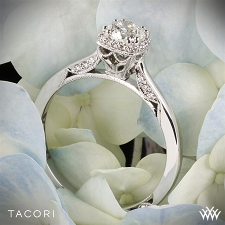 Tacori 2620RD Dantela Crown Complete Solitaire Engagement Ring