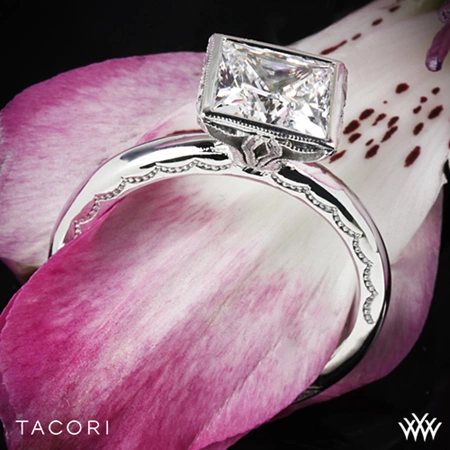 Tacori 300-2.5PR Starlit Princess Bezel Solitaire Engagement Ring