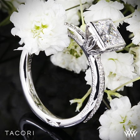 Tacori 305-25PR Starlit Bezel Diamond Engagement Ring for Princess