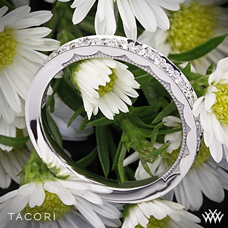Tacori 41-25 Sculpted Crescent Diamond Wedding Ring