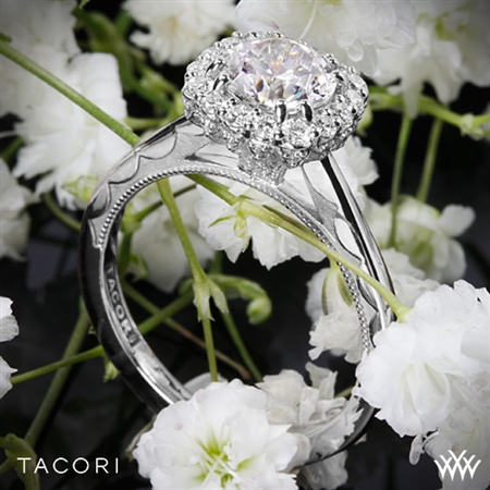 Tacori 55-2CU Full Bloom Halo Solitaire Engagement Ring