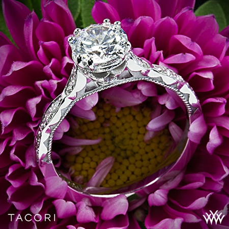 Tacori 57-2RD Sculpted Crescent Diamond Engagement Ring