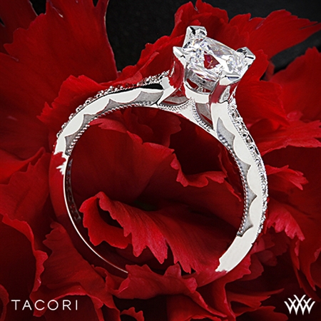 Tacori 58-2PR Sculpted Crescent Grace Diamond Engagement Ring for Princess
