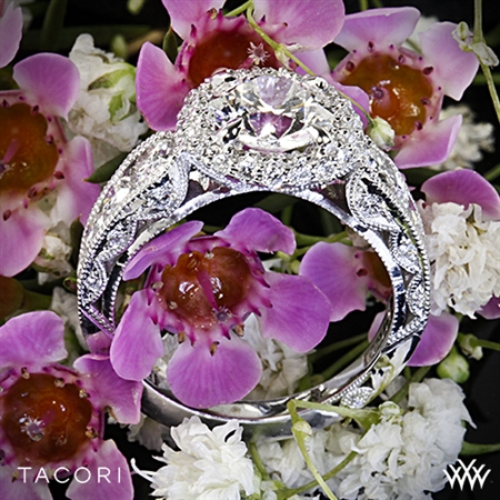 Tacori HT2521RD Blooming Beauties Double Bloom Diamond Engagement Ring