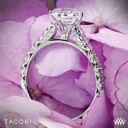 Tacori HT2546RD Petite Crescent Enchantment Diamond Engagement Ring