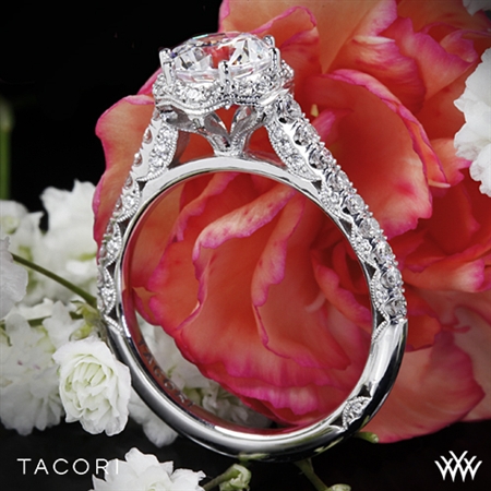 Tacori HT2547RD Petite Crescent Celestial Diamond Engagement Ring