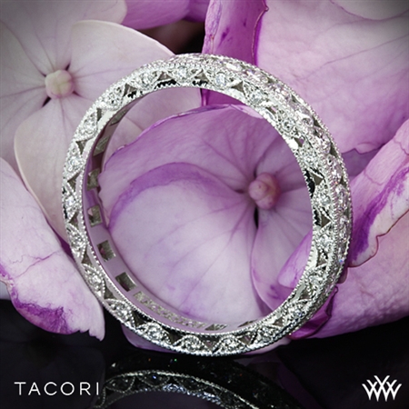 Tacori HT2607B RoyalT Eternity Millgrain Diamond Wedding Ring