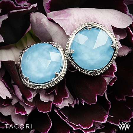 Tacori SE15605 Island Rains Clear Quartz over Neolite Turquoise Earrings