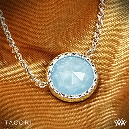 Tacori SN15305 Island Rains Clear Quartz over Neolite Turquoise Pendant