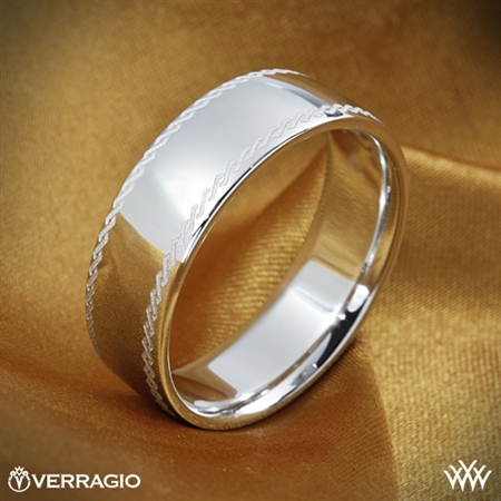 Verragio 7NLZ-07 Etched Wedding Ring
