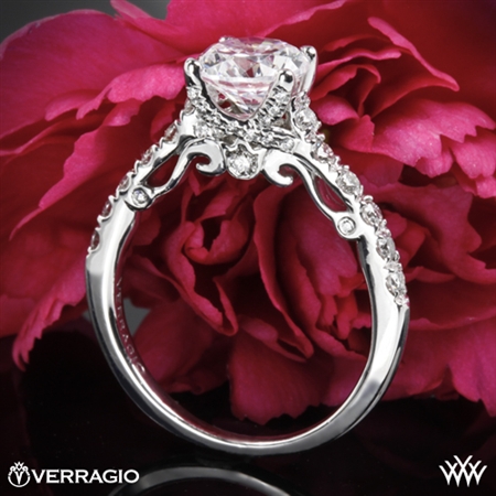 Verragio INS-7054 X-Prong Pave Diamond Engagement Ring