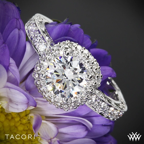 Tacori HT2520CU Blooming Beauties Diamond Engagement Ring