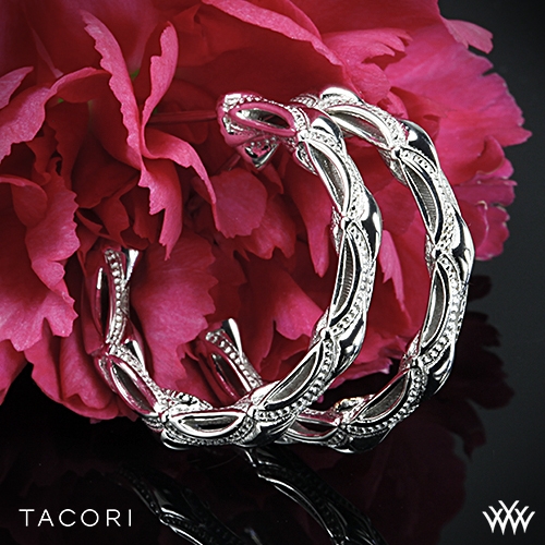 Tacori hoop hotsell earrings