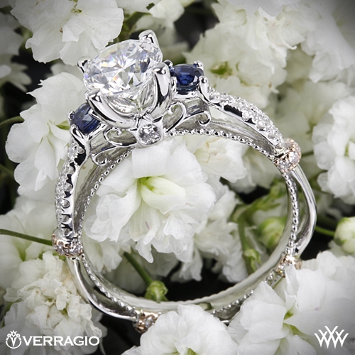 Verragio flower engagement ring cheap