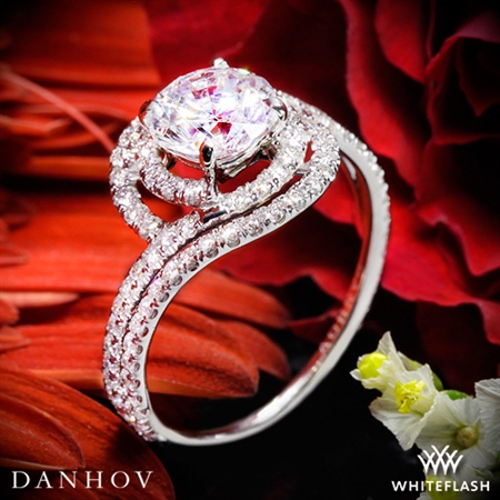 Danhov AE162 Abbraccio Diamond Engagement Ring