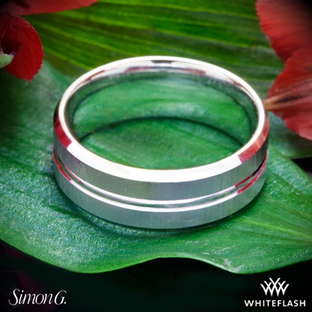 Simon G. LG152 Men's Wedding Ring