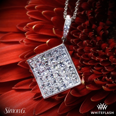 Simon G. MP2020 Simon-Set Diamond Pendant