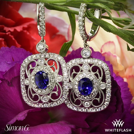 Simon G. TE201 Duchess Diamond Earrings