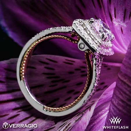 Verragio ENG-0425CU-2T Couture Diamond Halo Engagement Ring