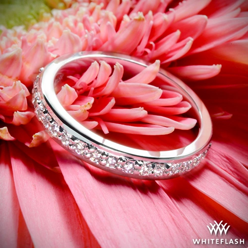 Cathedral Pave Diamond Wedding Ring