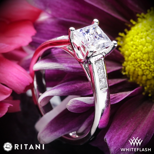 Ritani 1PCZ1193 Diamond Engagement Ring - Whiteflash | 3836