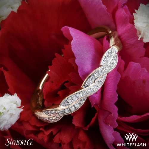 Simon G. MR1498-D Delicate Diamond Wedding Ring