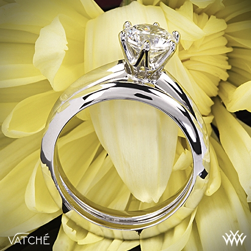 トランプ fontaine set Vatche 6 Prong Solitaire Wedding Set | 3611