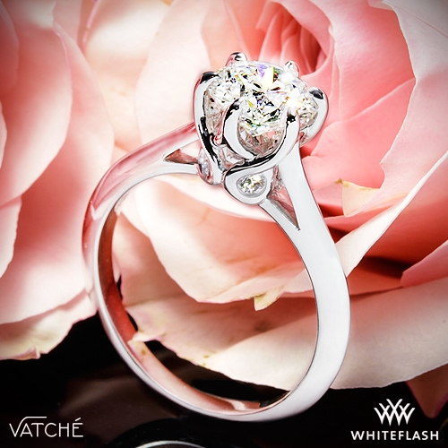 Vatche 191 Swan Engagement Ring